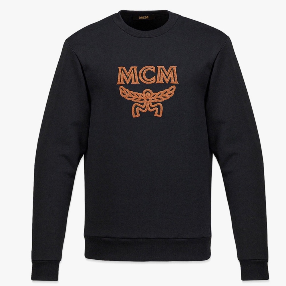 NWT! MCM Men’s Classic Crewneck Logo Sweatshirt